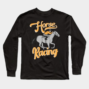 Horse Racing Long Sleeve T-Shirt